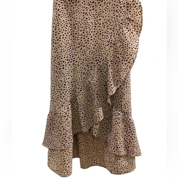 Sanctuary leopard print midi wrap dress Bianca 4 - Picture 5 of 12